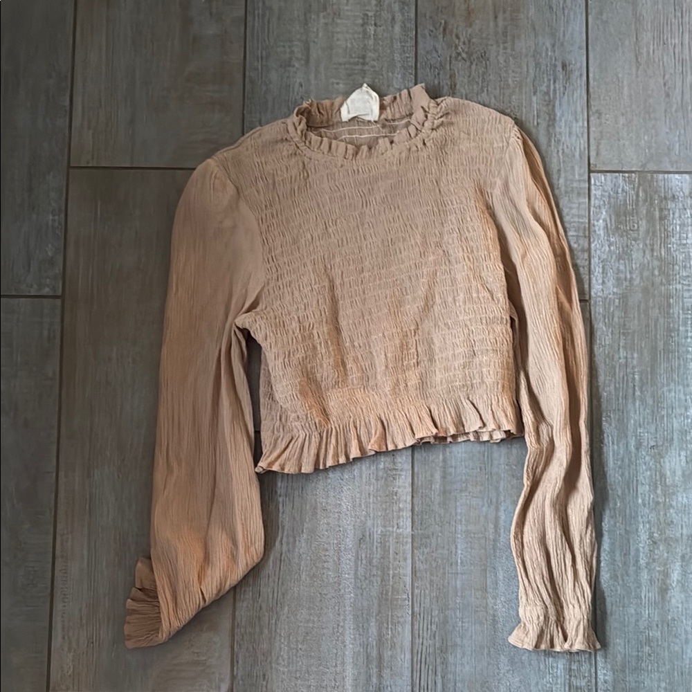 Elegant Tan Women's Top